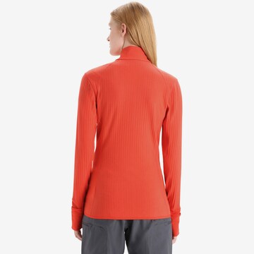 ICEBREAKER Athletic Fleece Jacket in Orange