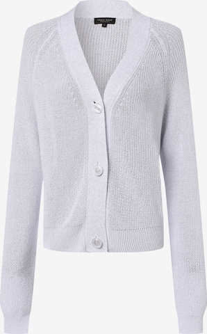 Marie Lund Knit Cardigan in White: front