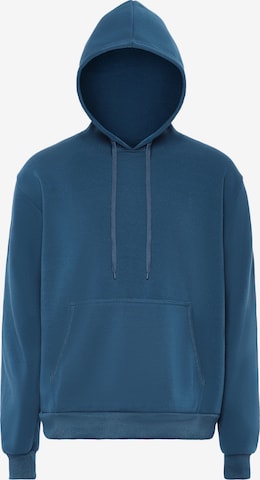 Sweat-shirt FUMO en bleu : devant