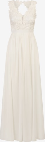 Kraimod Evening Dress in White: front