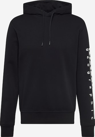 NAPAPIJRI Sweatshirt 'Badas' in Black: front