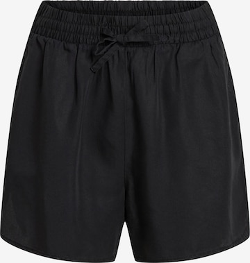 VILA Regular Trousers 'MISTI' in Black: front