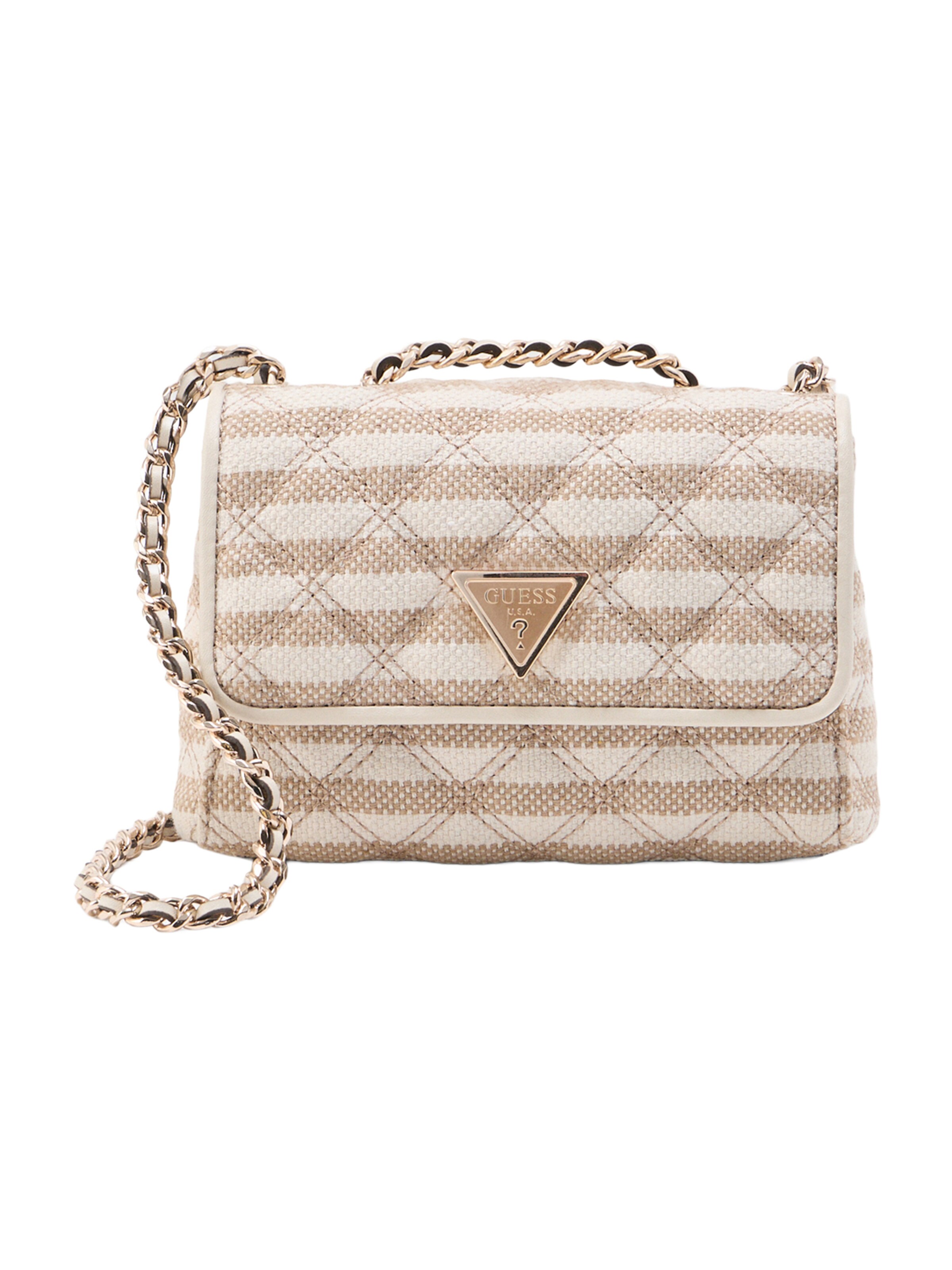 GUESS Τσάντα ώμου 'GIULLY II MINI 2' σε γκρι: μπροστά