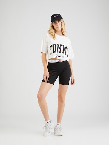 Tommy Jeans Slim fit Leggings 'CYCLIST' in Black