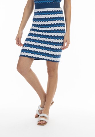 faina Skirt in Blue: front