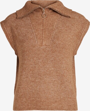 VILA Sweater 'Mathilda' in Brown: front