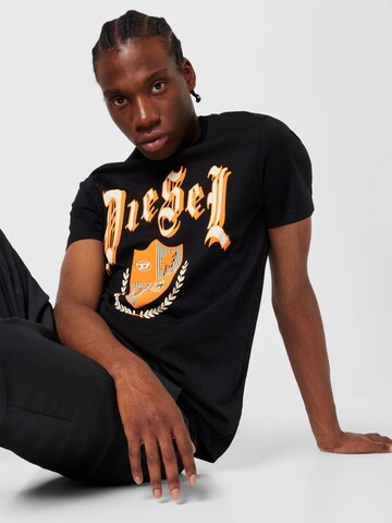 DIESEL T-Shirt 'DIEGOR' in Schwarz
