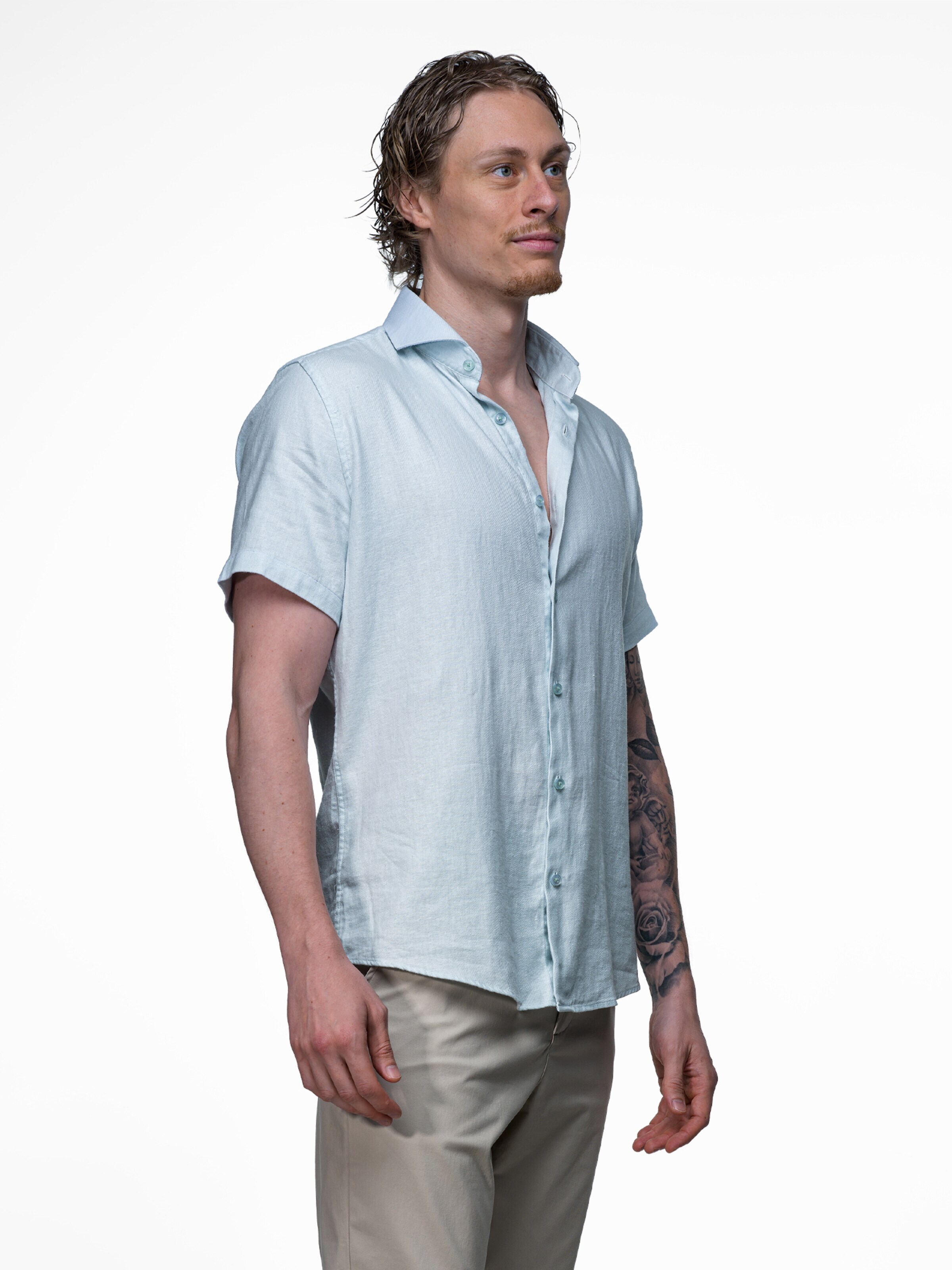 Vercate Slim fit Koszula biznesowa 'No. 33' w kolorze niebieski: przód