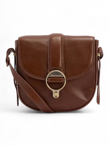 Barbour Crossbody Bag in Brown: front