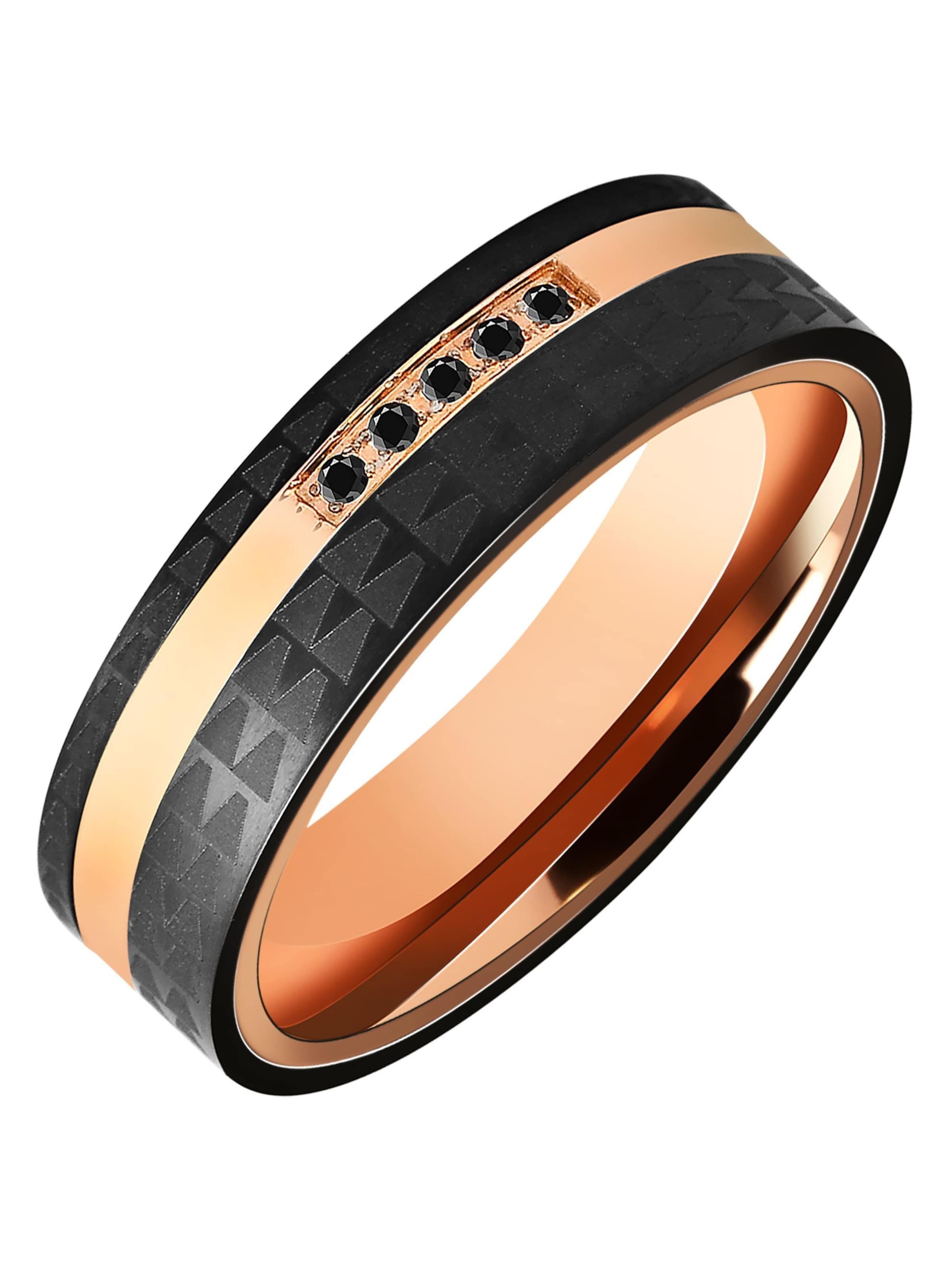 Akzent Ring 'Zdravka, hautverträglich' in Gold: front