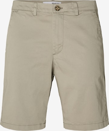 SELECTED HOMME - Slimfit Calças chino em cinzento: frente