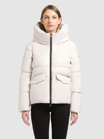 khujo Jacke 'Aurora 2' in Weiß: Vorderseite