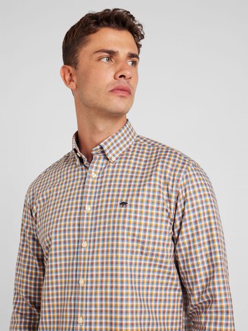 FYNCH-HATTON Regular Fit Hemd in Braun