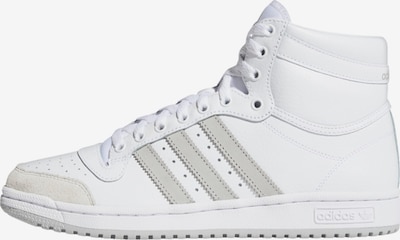 ADIDAS ORIGINALS Sneakers hoog 'Top Ten' in de kleur Lichtgrijs / Wit, Productweergave