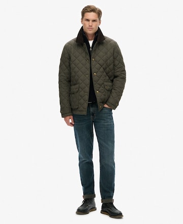 Veste mi-saison Superdry en vert