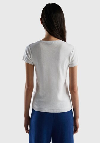 UNITED COLORS OF BENETTON Pullover i hvid