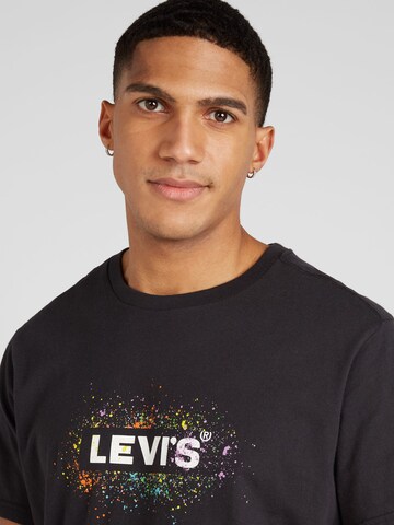 LEVI'S ® Koszulka 'SS Relaxed Baby Tab Tee' w kolorze czarny