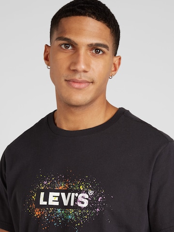 LEVI'S ® Shirt 'SS Relaxed Baby Tab Tee' in Schwarz