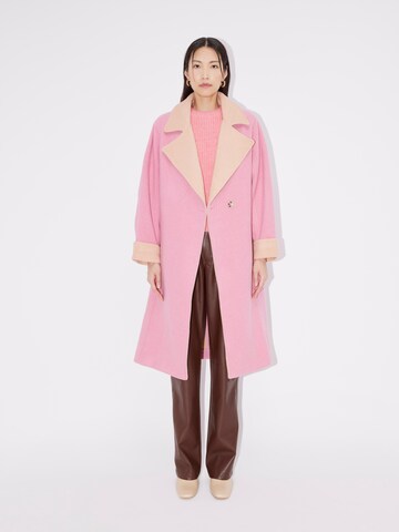 LeGer Premium Between-Seasons Coat 'Cami' in Pink