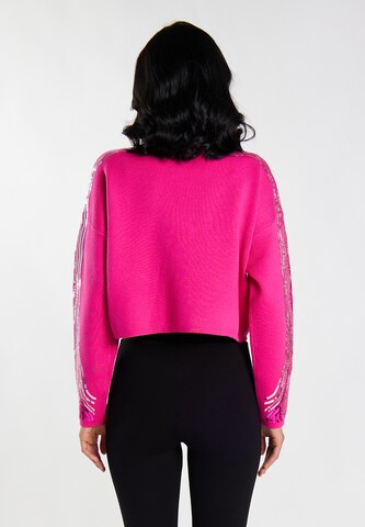 faina - Pullover em rosa