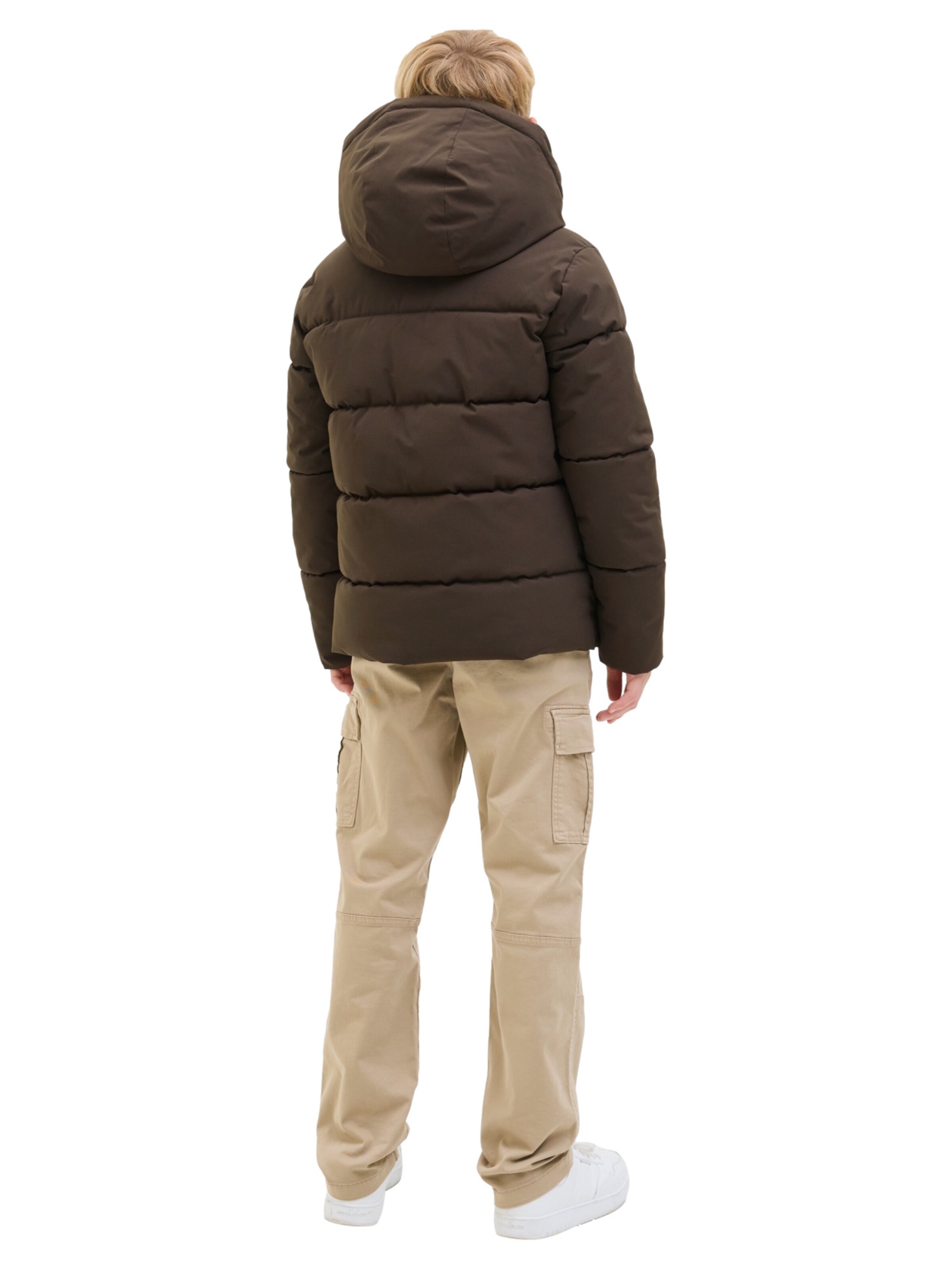 Veste d’hiver 'Global' Jack & Jones Junior en marron