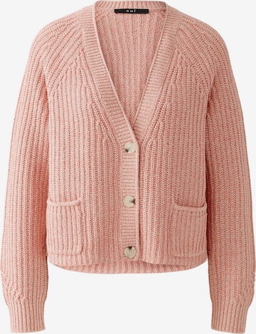 OUI Strickjacke 'LAFONYA' in Pink: Vorderseite