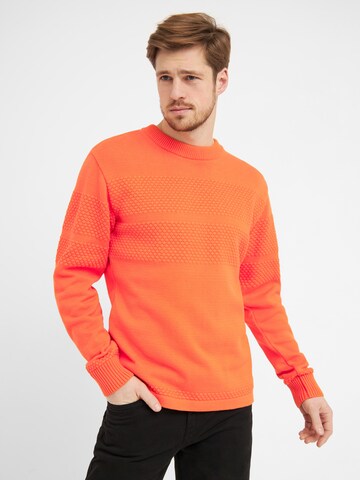 CLIPPER Sweater 'Aarhus' in Orange