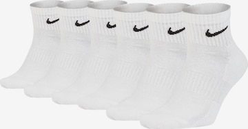 NIKE Sports socks in White: front