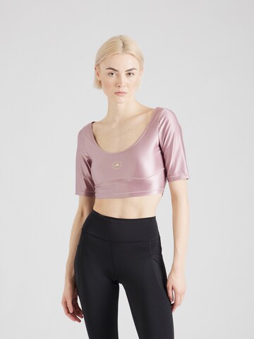 T-shirt fonctionnel ADIDAS BY STELLA MCCARTNEY en rose : devant