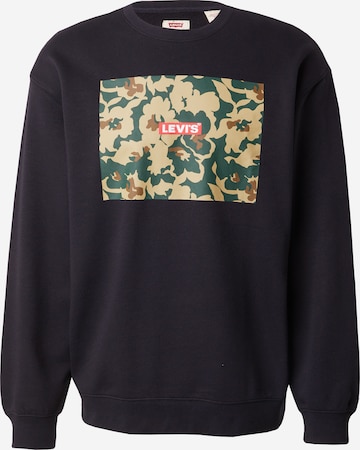 LEVI'S ® - Sudadera 'Relaxd Graphic Crew' en negro: frente