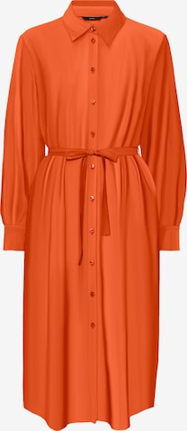 VERO MODA Košilové šaty 'PEPPER ANEA' – oranžová: přední strana