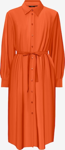 VERO MODA Blusenkleid 'PEPPER ANEA' in Orange: predná strana