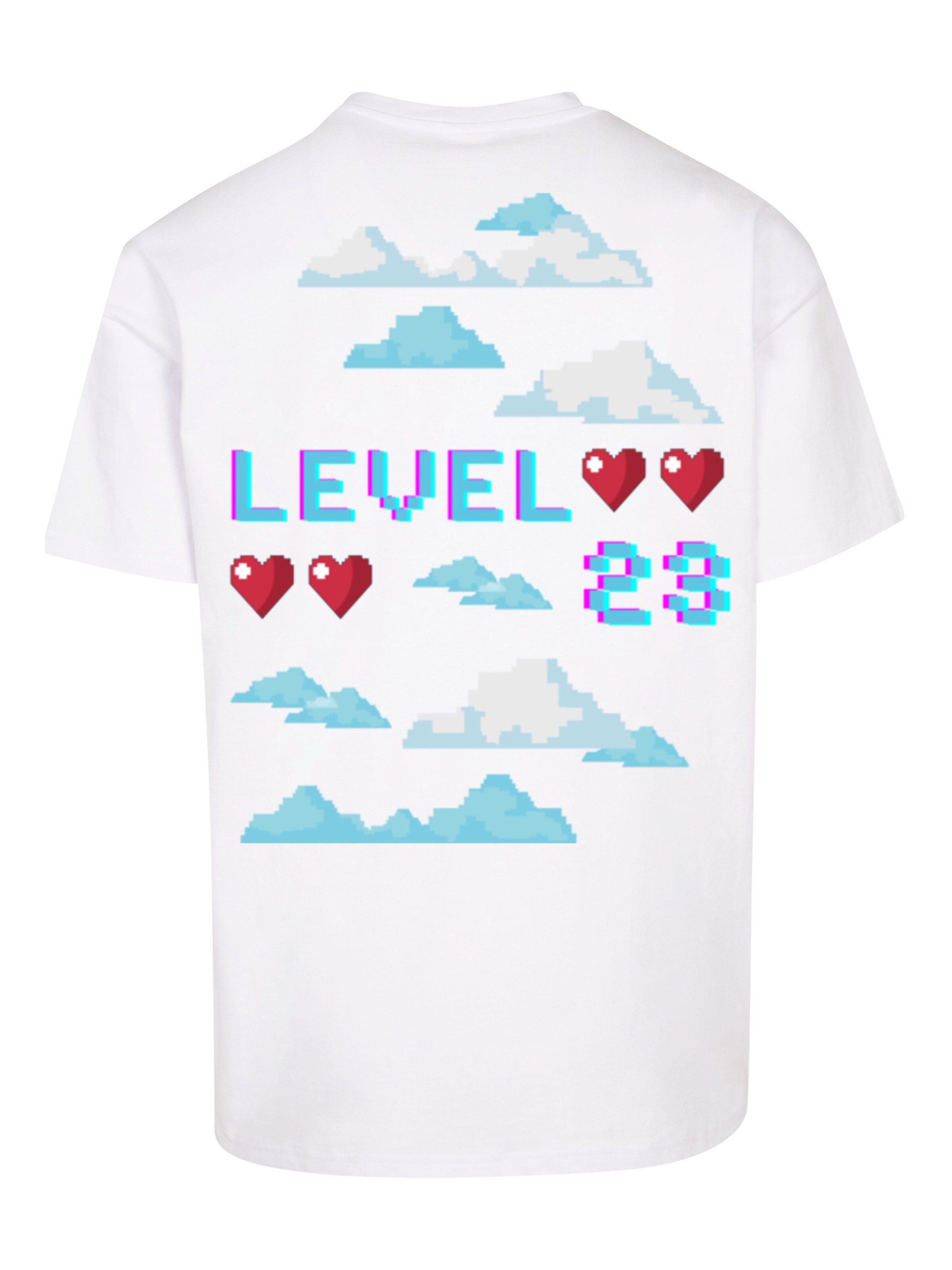 T-Shirt 'Happy New Year Silvester 2023' F4NT4STIC en blanc