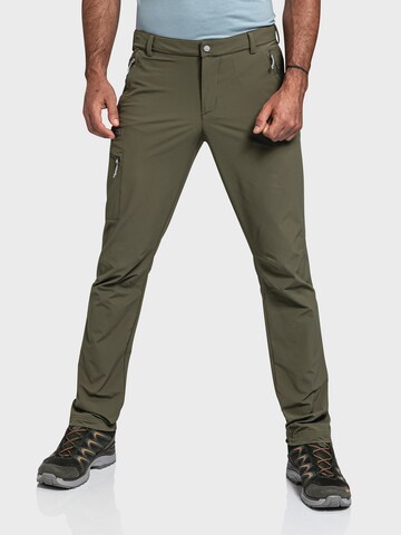 Schöffel Regular Outdoor trousers 'Folkstone' in Grey: front