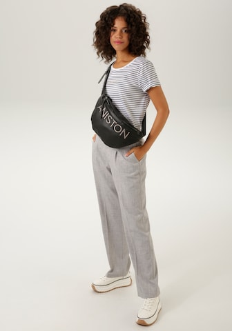 Aniston CASUAL Loose fit Pleated Pants in Grey