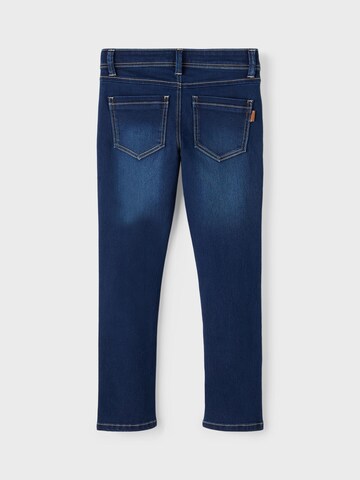 NAME IT Slimfit Farkut 'Silas' värissä sininen