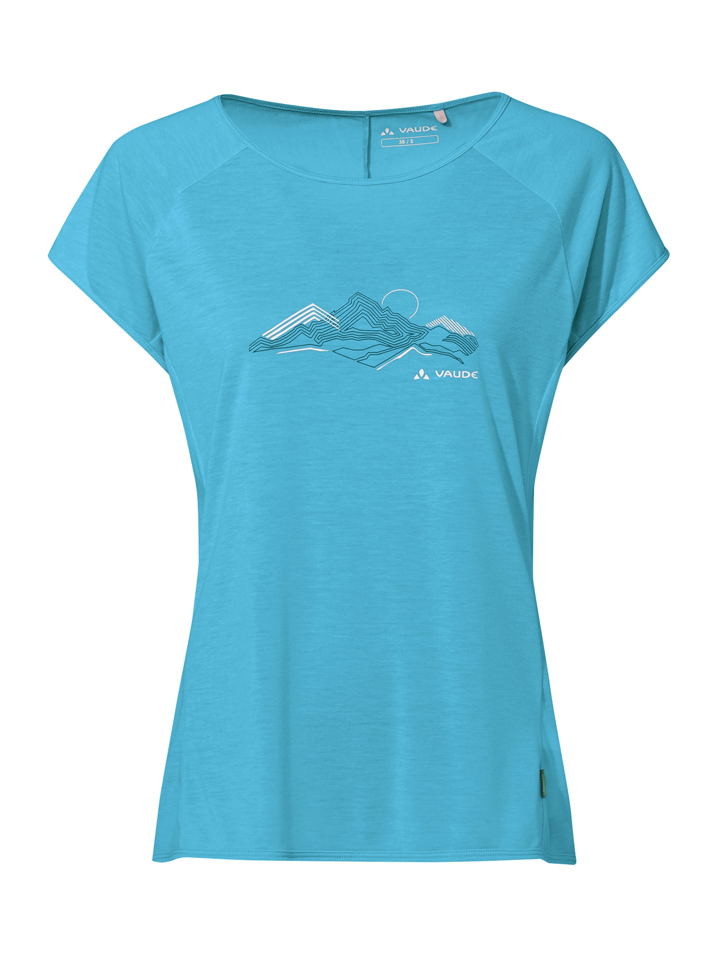 VAUDE Performance shirt 'Tekoa' in Blue: front