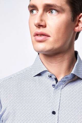 DESOTO Slim fit Button Up Shirt in Blue