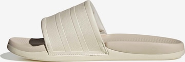 ADIDAS SPORTSWEAR Чехли 'ADILETTE COMFORT 2.0' в бяло: отпред