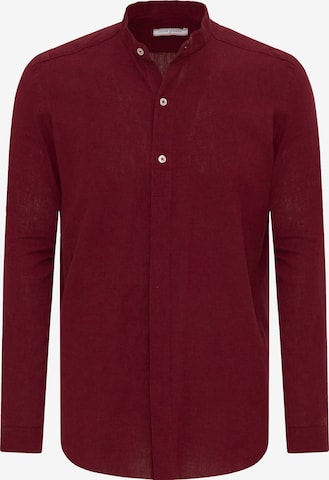 raudona Felix Hardy Standartinis modelis Dalykinio stiliaus marškiniai: priekis