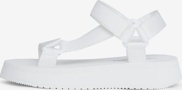 Calvin Klein Jeans Sandals in White: front