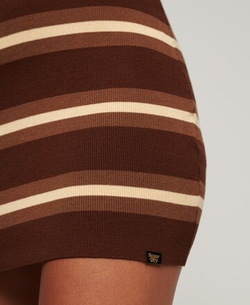 Superdry Knitted dress in Brown