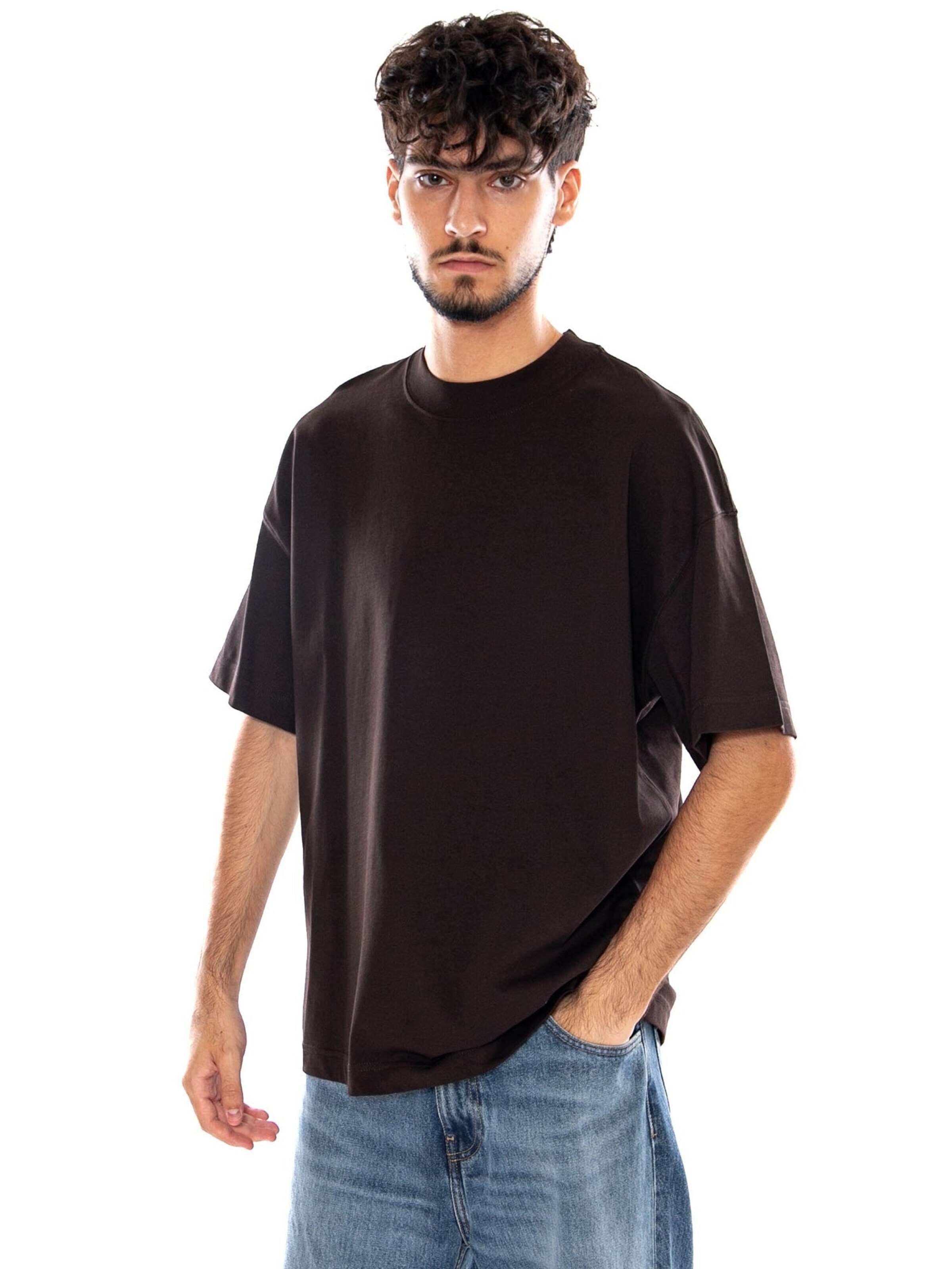 Carhartt WIP Koszulka 'S/S CHAPTER SCRIPT T-SHIRT TOBACCO / WHITE' w kolorze brązowy: przód