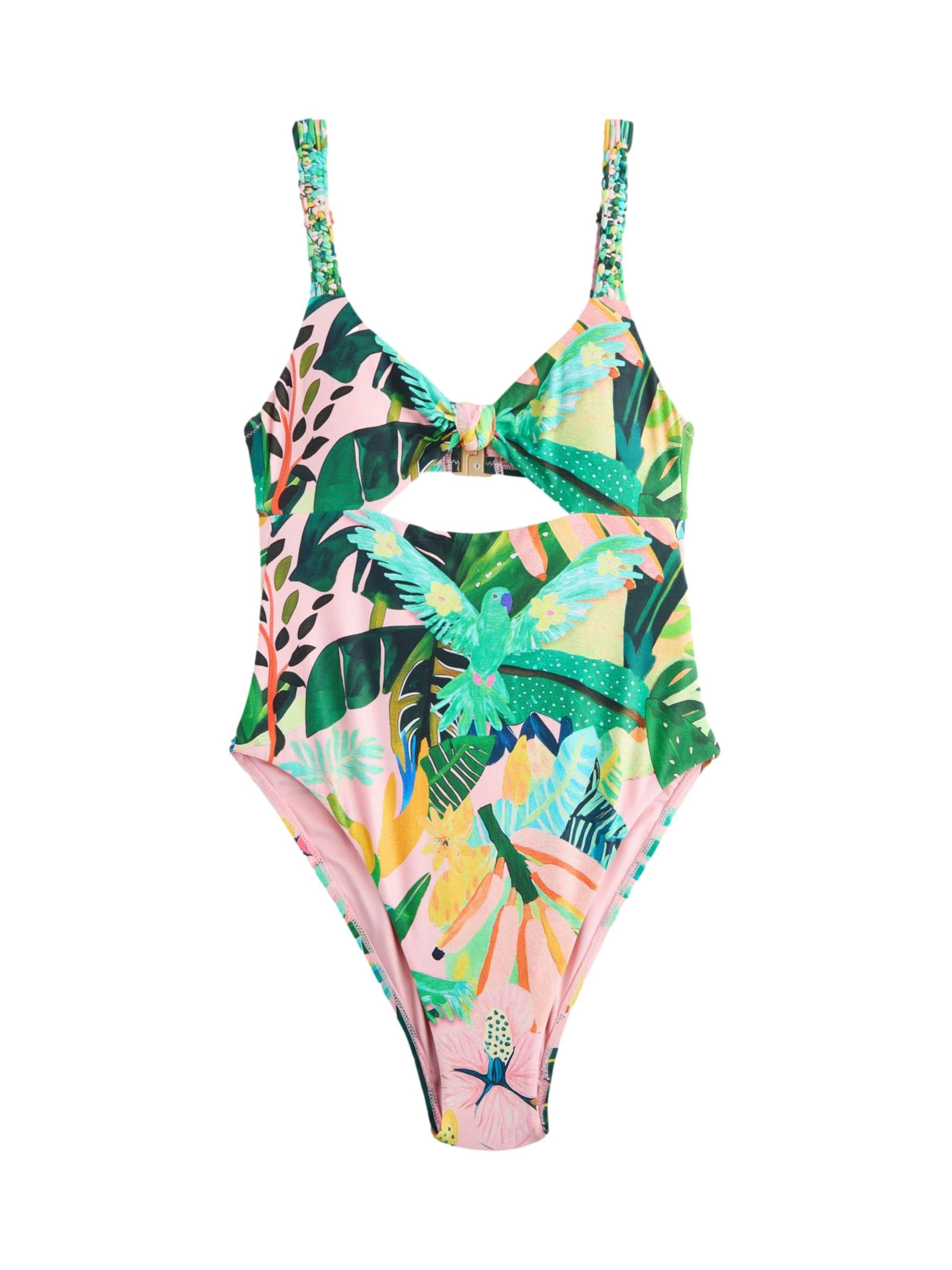 Next Triangle Swimsuit in Green: front