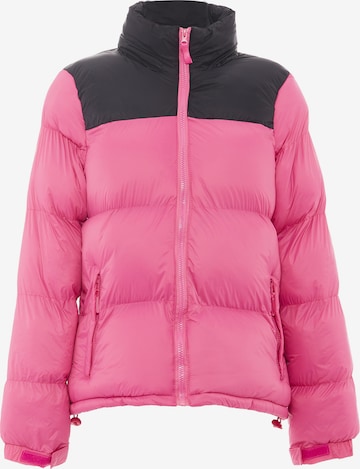 FUMO Χειμερινό μπουφάν σε ροζ: μπροστά