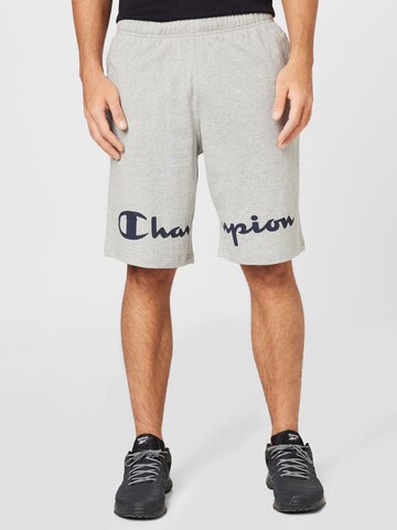 Regular Pantaloni de la Champion Authentic Athletic Apparel pe gri: față