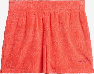 Regular Pantalon 'Country Club' Superdry en orange : devant