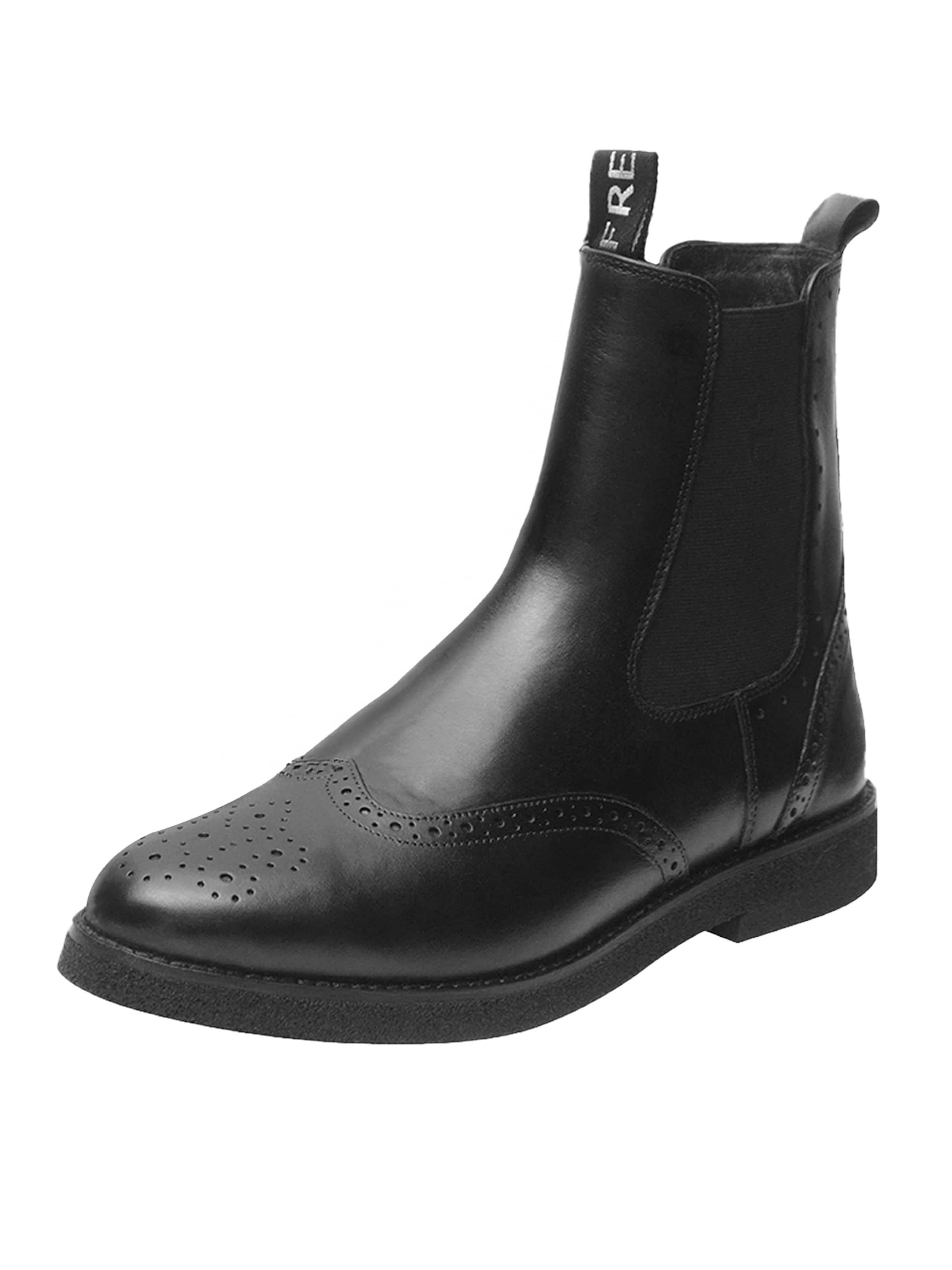 FREUDE Chelsea Boots 'BELINA' in Schwarz: Vorderseite