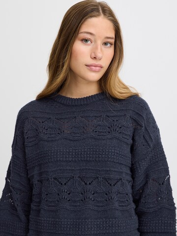 ICHI Sweater 'IH ASTRA' in Blue