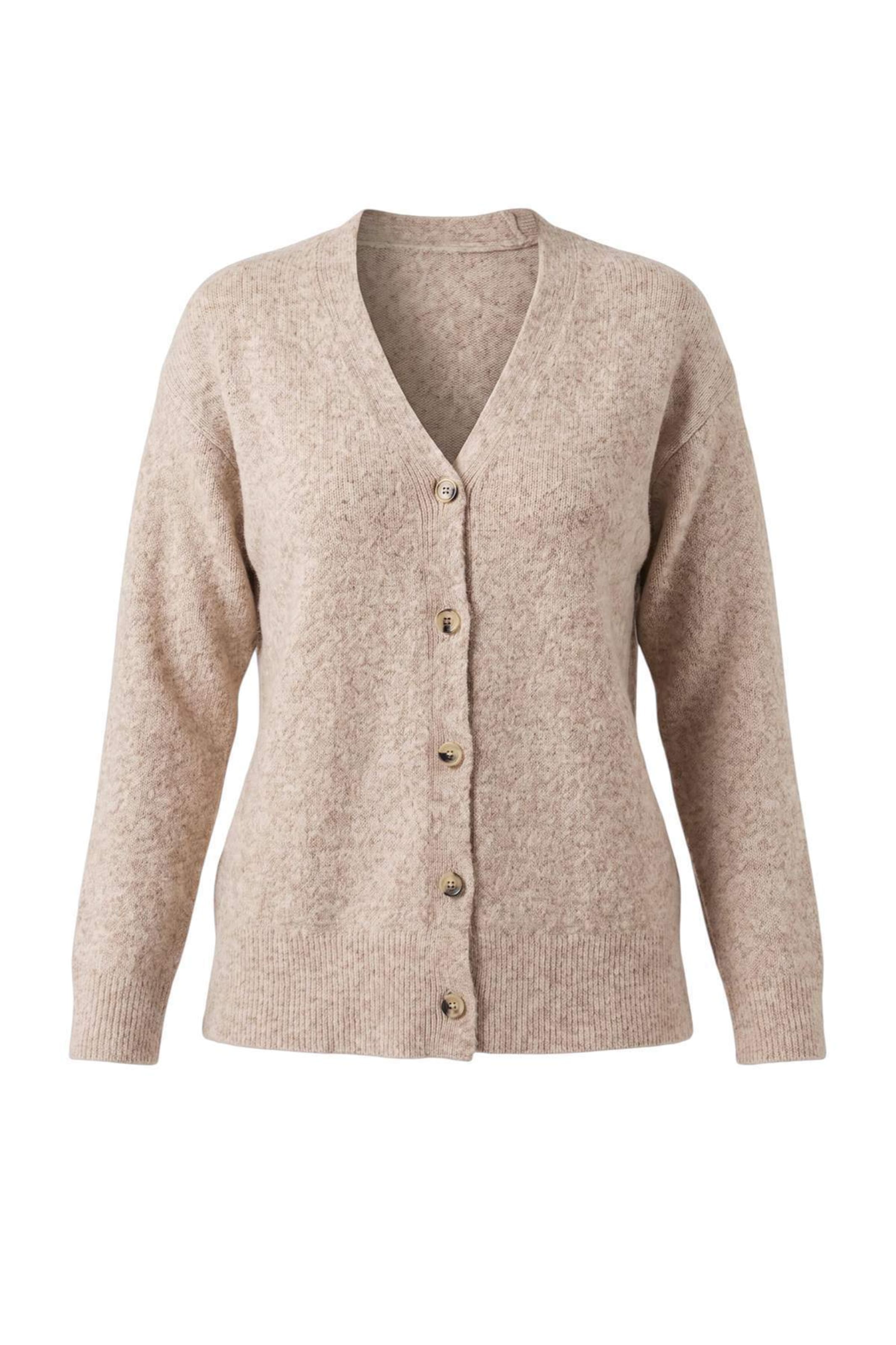 Cardigan Trendyol en beige : devant